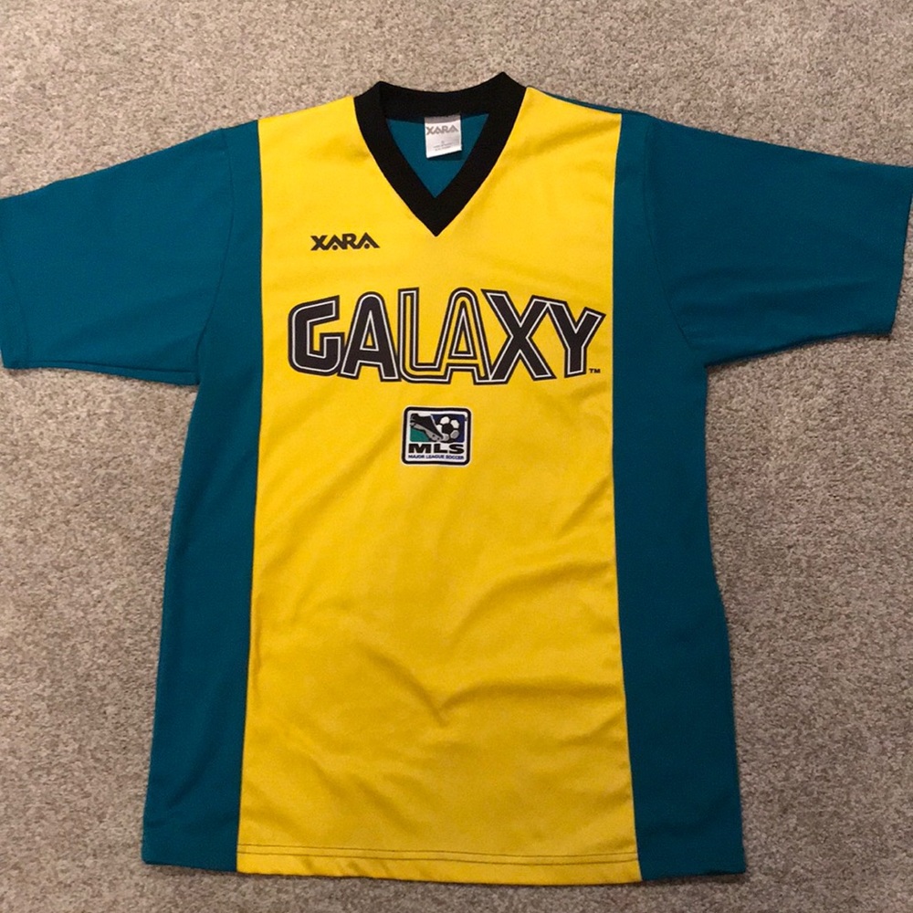 Retro mock jersey shirt for LA Galaxy